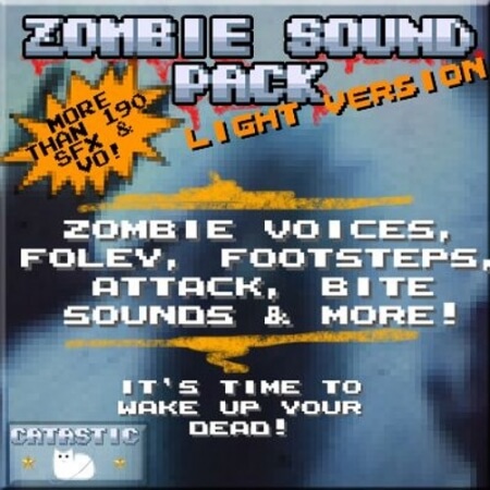 GameDev Market Zombie Sound Pack Light Version MP3 OGG